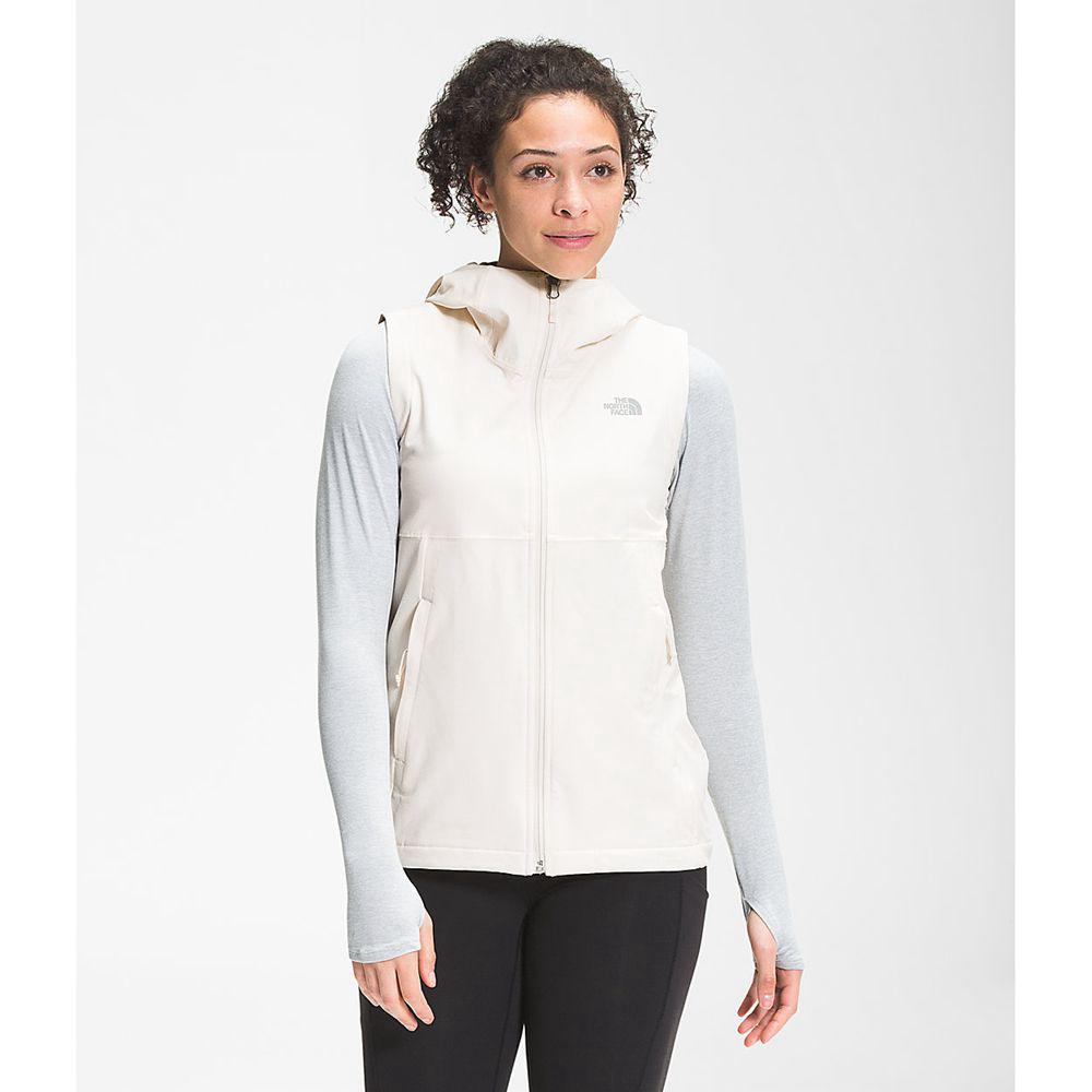 The North Face Shelbe Raschel Hooded Γυναικεια Γιλέκα - Ασπρα (SVKC70148)